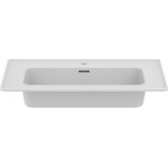 Тумба подвесная с раковиной Ideal Standard Adapto 64 см T4296PB+T300301, золотой дуб - фото 4