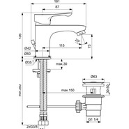 Смеситель для раковины Ideal Standard Alpha BC486AA - фото 3
