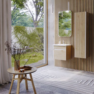 Пенал подвесной Aqwella Urban 35 см URB0535DD, дуб давос - фото 3