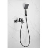 Смеситель для ванны Belz B60613-3, графит, Цвет производителя: оружейная сталь - фото 2