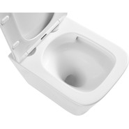 Унитаз подвесной безободковый Azario Teramo AZ-0052-UQ с крышкой микролифт (Система смыва торнадо) - фото 6