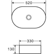 Раковина-чаша Azario 52 см AZ-1048 - фото 3