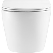 Унитаз подвесной безободковый Azario Teramo AZ-0053-UQ с крышкой микролифт (Система смыва торнадо) - фото 3