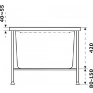 Ванна акриловая Azario Бали 180x80 см БАВ0105, Размер - мм: 1800х800 - фото 3