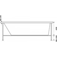 Ванна акриловая Azario Бали 180x80 см БАВ0105, Размер - мм: 1800х800 - фото 4