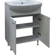 Тумба напольная с раковиной Стиль Моника New 60 см (раковина Арго) - фото 4