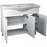 Тумба напольная с раковиной Стиль 100 см (раковина Basic) - фото 2