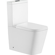 Унитаз-компакт CeramaLux Rimless K2170-1 с крышкой микролифт - фото 