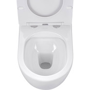 Унитаз подвесной безободковый Vincea Evo VT1-34S с крышкой микролифт - фото 3