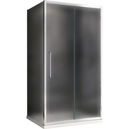 Душевое ограждение Abber Schwarzer Diamant 150x75 см AG30150MH-S75M, хром/матовое - фото 