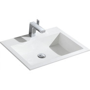 Тумба подвесная с раковиной Vincea Luka 60 см VMC-2L600NO (раковина белая VCB-13600W), натуральный дуб - фото 6