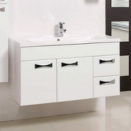 Тумба подвесная с раковиной Акватон Диор 120 см 1A110601DR010, белый - фото 3