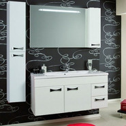 Тумба подвесная с раковиной Акватон Диор 120 см 1A110601DR010, белый - фото 4