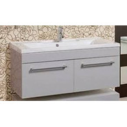 Тумба подвесная с раковиной Акватон Мадрид 100М см 1A1280K4MA010, белый - фото 4