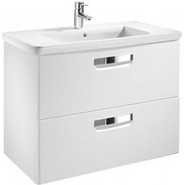 Тумба подвесная с раковиной ROCA The GAP 80 см ZRU9302732, белый - фото 3