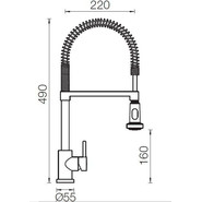 Смеситель для кухни Schock KARPO-D 710042, хром - фото 2