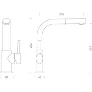 Смеситель для кухни Schock NIMBUS-D 710097, хром - фото 2