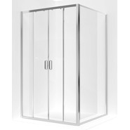 Душевое ограждение Ambassador Forsa 160x80 см 17021111AX-80AX, хром/прозрачное - фото 