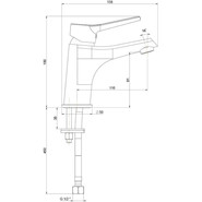 Набор смесителей 3 в 1 для ванны с коротким изливом Paini Messina MECRSET3 - фото 5