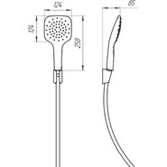 Набор смесителей 3 в 1 для ванны с коротким изливом Paini Messina MECRSET3 - фото 6