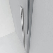 Душевое ограждение Ambassador Intense 160x90 см 110021105IX-90IX (стекло 8 мм) хром/прозрачное - фото 4