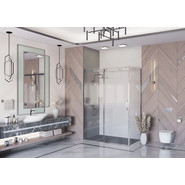 Душевое ограждение Ambassador Benefit 160x80 см 19021105HX-80HX (стекло 8 мм) хром/прозрачное - фото 3