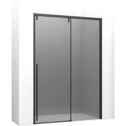 Душевая дверь Ambassador Intense 160 см 110022205IBB (стекло 8 мм) чёрный/тонированное - фото 