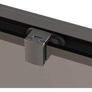 Душевая дверь Ambassador Forsa 160 см 17022222ABB, чёрный/тонированное - фото 4