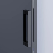 Душевая дверь Ambassador Benefit 160 см 19022205HBB (стекло 8 мм) чёрный/тонированное - фото 5