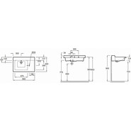 Раковина мебельная Jacob Delafon Soprano 80 см EXL122-00 - фото 2