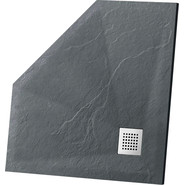 Поддон каменный Vincea 90х90 см VST-4SP9090A, антрацит - фото 3