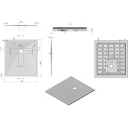 Поддон каменный Vincea 100х90 см VST-4SR9010A, антрацит - фото 5