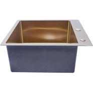 Кухонная мойка Gerhans K35050G 1 мм, золото, Цвет производителя: золото - фото 4