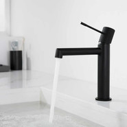 Смеситель для раковины Vincea Desire VBF-1D1MB, черный матовый - фото 2