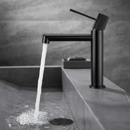 Смеситель для раковины Vincea Desire VBF-1D1MB, черный матовый - фото 3