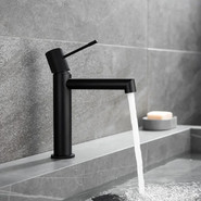 Смеситель для раковины Vincea Desire VBF-1D1MB, черный матовый - фото 5