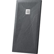 Поддон каменный Vincea 100х90 см VST-4SR9010A, антрацит - фото 