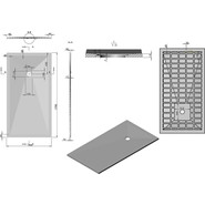Поддон каменный Vincea 170х90 см VST-4SR9017W, белый матовый - фото 5