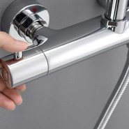 Душевая стойка с термостатом Vincea Esse VSFS-1E1TCH - фото 3