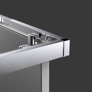 Душевое ограждение Vincea Alpha 100x100 см VSS-3AL100MT, хром/текстурное - фото 5