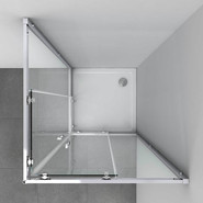 Душевое ограждение Vincea Alpha 100x100 см VSS-3AL100MT, хром/текстурное - фото 6