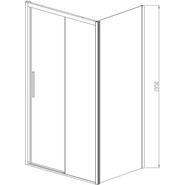 Душевое ограждение Vincea Soft 160х90 см VSR-3SO9016CL, хром/прозрачное - фото 5