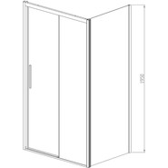 Душевое ограждение Vincea Soft 160х80 см VSR-3SO8016CL, хром/прозрачное - фото 5