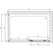 Душевое ограждение Vincea Soft 160х80 см VSR-3SO8016CL, хром/прозрачное - фото 6