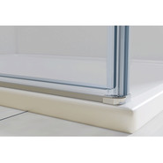 Душевое ограждение Vincea Extra 100-110x80 см VSR-1E101180CL (стекло 8 мм), хром/прозрачное - фото 3