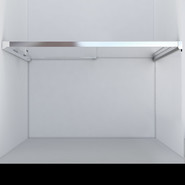 Душевая дверь Vincea Lugano 150 см VDS-1L150CL-1 (стекло 8 мм), хром/прозрачное - фото 3