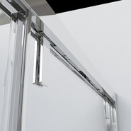 Душевое ограждение Vincea Lugano 160x80 см VSR-1L8016CL-1 (стекло 8 мм), хром/прозрачное - фото 2