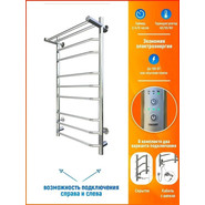 Полотенцесушитель электрический Тругор Браво Пэк сп 3 с полкой П9 500х1000 мм (возможность скрытого подключения) 00-00033504 - фото 2