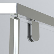 Душевое ограждение Vincea Stresa 100x100 см VSP-1S100CH, хром/шиншилла - фото 6