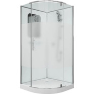 Душевое кабина Grossman Classic 90x90 см GR171, хром/матовое - фото 